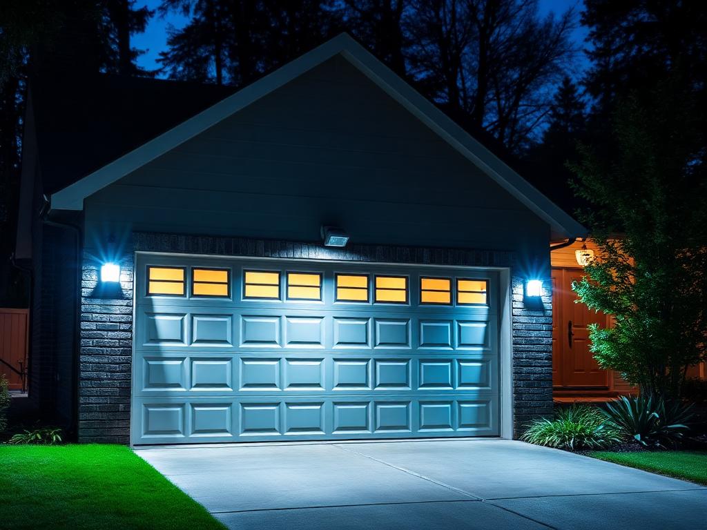 Security Lighting: Protecting Your Family - Garage door article
